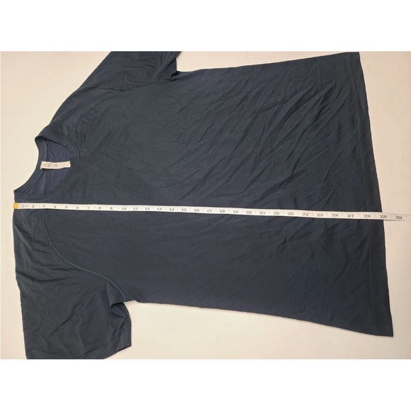 Lululemon Metal Vent Tech Short Sleeve Shirt Blue Size XL Mens - Picture 7 of 7
